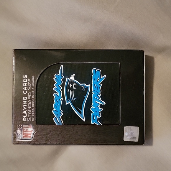 Carolina Panthers Playing Cards - Picture 1 of 2